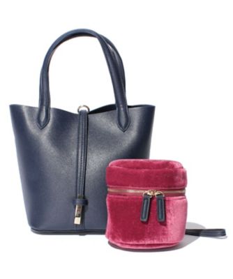 ＜ロペ/ROPE'＞ 【ベロアポーチ付き】バケット・バッグ コン 【三越・伊勢丹/公式】