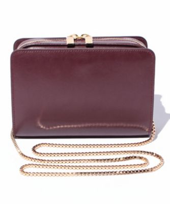 ＜ロペ/ROPE'＞ チェーンショルダーバッグ<Lubie/リュビ> ワイン 【三越・伊勢丹/公式】