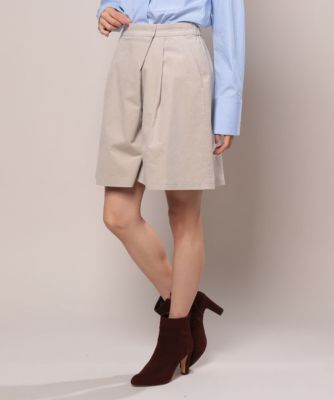 【SALE（三越）】＜ロペ/ROPE'＞ ベルベッチンキュロット ライトグレー 【三越・伊勢丹/公式】