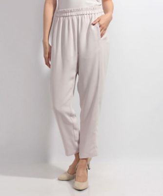 【SALE（三越）】＜ローズティアラ＞ ウエストゴムダブルクロスアンクルパンツ ピンク 【三越・伊勢丹/公式】