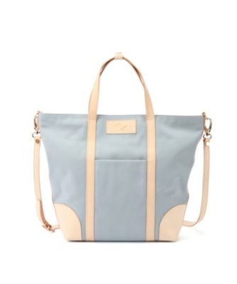 【SALE（三越）】＜ナンバートゥエンティワン/Number Twenty-One＞ 2月21日放映〈真夜中の百貨店~シークレットルームへようこそ~〉FPヌメ2WAYトート大(CELESTE) ブルーグレー 【三越・伊勢丹/公式】