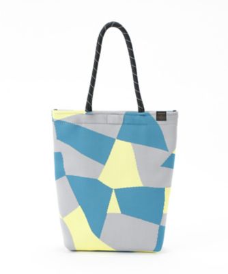 ＜ナンバートゥエンティワン/Number Twenty-One＞ ブロック柄トート(TR71BG055) イエロー 【三越・伊勢丹/公式】