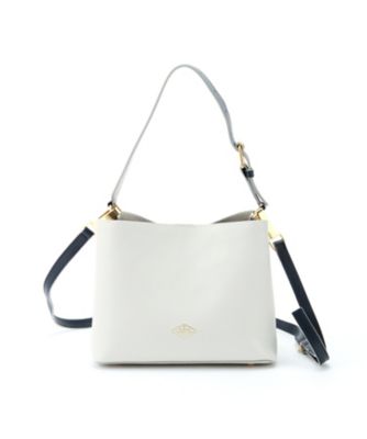 【SALE（三越）】＜ナンバートゥエンティワン/Number Twenty-One＞ 2WAYバケツトート「ピッコロ」(1020P) ライトグレー 【三越・伊勢丹/公式】