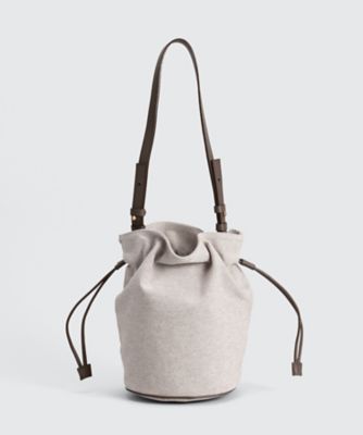 【SALE（三越）】＜BPQC/ビーピーキューシー＞ 巾着ショルダーバッグ(BPQC71MRY004) ブラウン 【三越・伊勢丹/公式】