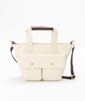【SALE（三越）】＜ナンバートゥエンティワン/Number Twenty-One＞ トート S(MI16-N04) アイボリー 【三越・伊勢丹/公式】