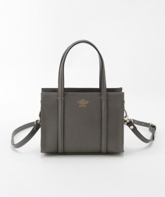 【SALE（三越）】＜ナンバートゥエンティワン/Number Twenty-One＞ 2WAY天Fトート(2074) クロ/グレー 【三越・伊勢丹/公式】