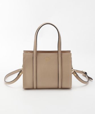 【SALE（三越）】＜ナンバートゥエンティワン/Number Twenty-One＞ 2WAY天Fトート(2074) ピンクBG/シロ 【三越・伊勢丹/公式】