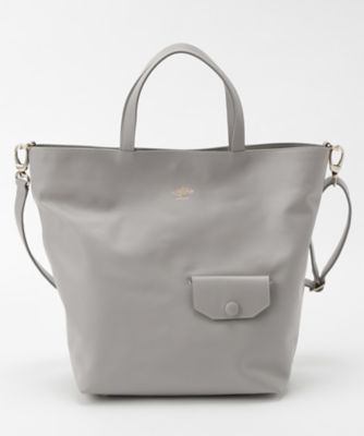 ＜ナンバートゥエンティワン/Number Twenty-One＞ スムース2WAY(ANNA) グレー 【三越・伊勢丹/公式】