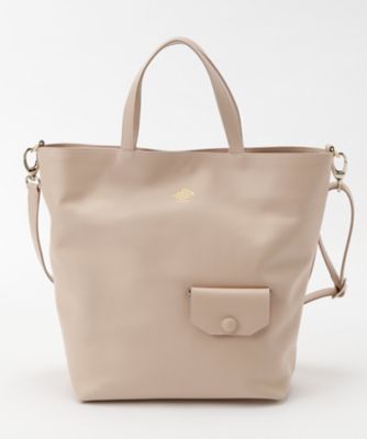 ＜ナンバートゥエンティワン/Number Twenty-One＞ スムース2WAY(ANNA) ピンク 【三越・伊勢丹/公式】