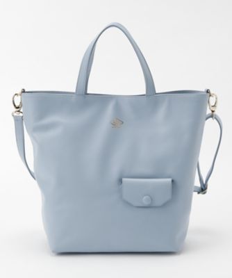 ＜ナンバートゥエンティワン/Number Twenty-One＞ スムース2WAY(ANNA) ブルー 【三越・伊勢丹/公式】