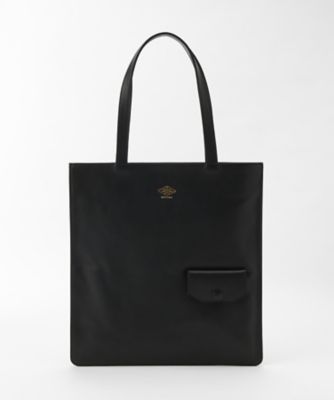 ＜ナンバートゥエンティワン/Number Twenty-One＞ スムース薄マチトート(CRISTINA) クロ 【三越・伊勢丹/公式】