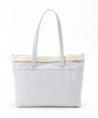 【SALE（三越）】＜ナンバートゥエンティワン/Number Twenty-One＞ 折返しトート M(ISEADA) Ｌブルーxホワイト 【三越・伊勢丹/公式】