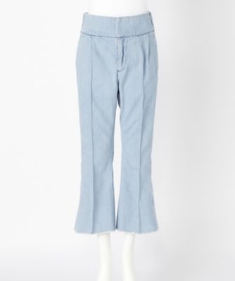【SALE（三越）】＜LUGHA/ルーガ＞ デニムパンツ(1701-H-12) ライトブルー 【三越・伊勢丹/公式】