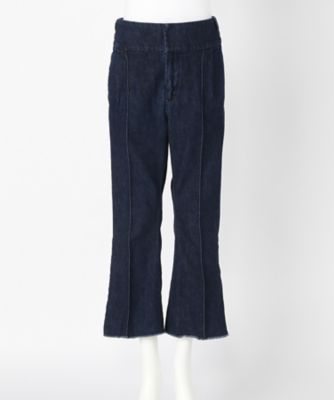 【SALE（三越）】＜LUGHA/ルーガ＞ デニムパンツ(1701-H-12) ネイビーブルー 【三越・伊勢丹/公式】