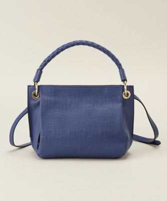 【SALE（三越）】＜ナンバートゥエンティワン/Number Twenty-One＞ ミニ2WAYバッグ(17147) ブルー 【三越・伊勢丹/公式】