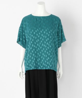 【SALE（伊勢丹）】＜LIFE AND DRESSER/ライフアンドドレッサー＞ 大きいサイズ ブラウス(17CLSS-BL103)(クローバープラス) ミドリ 【三越・伊勢丹/公式】