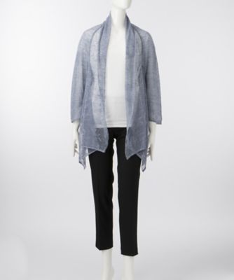 【SALE（伊勢丹）】＜ママファクトリー/MAMA factory＞ 大きいサイズ &starf;<ママファクトリー>2WAYカーディガン(MI-1703)(クローバー) アオ 【三越・伊勢丹/公式】