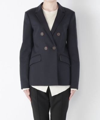 【SALE（三越）】＜LUGHA/ルーガ＞ ダブルジャケット(1701-O-05) ネイビーブルー 【三越・伊勢丹/公式】