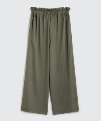 ＜BPQC/ビーピーキューシー＞ 【ミモレ掲載品】テンセルジャージー ワイドパンツ(BP72IB02) ブラウンベージュ 【三越・伊勢丹/公式】