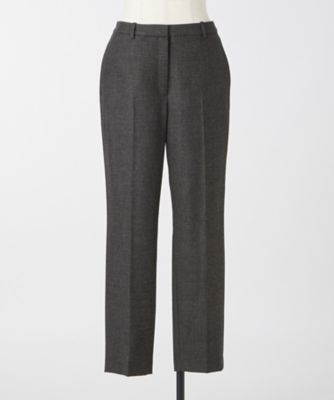＜Clothing＞ ウール混9分丈テーパードパンツ(CL72KPT004) ブラウンチェック 【三越・伊勢丹/公式】