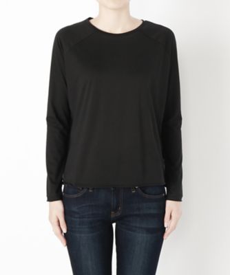 【SALE（三越）】＜ワンフォーイレブン/1411＞ ロングスリーブカット アンド ソーン(517-S1010) ブラック 【三越・伊勢丹/公式】