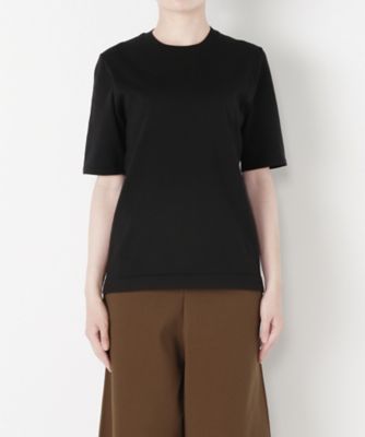 ＜レディ フォア ザ ウィークエンド/Ready for the Weekend＞ 天竺半袖プルオーバー(AM17-KN002) ブラック 【三越・伊勢丹/公式】