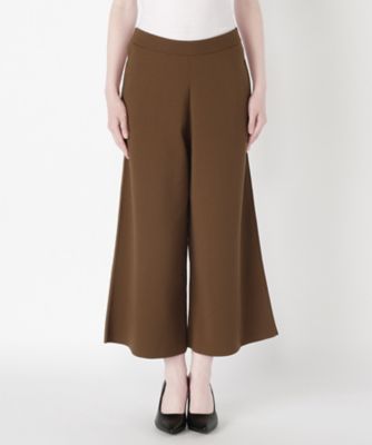 ＜レディ フォア ザ ウィークエンド/Ready for the Weekend＞ 総針クロップドパンツ(AM17-KN003) イエローブラウン 【三越・伊勢丹/公式】