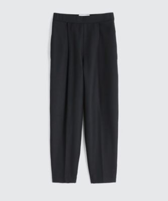 ＜BPQC/ビーピーキューシー＞ 【ミモレ掲載品】ウエストゴム タックテーパードパンツ(BP72FRI001) ブラック 【三越・伊勢丹/公式】