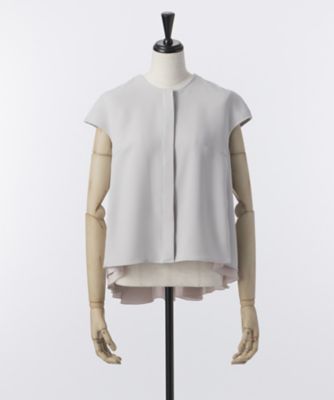 【SALE（三越）】＜LUGHA/ルーガ＞ プリーツブラウス(CL72CT006C) GY/PK 【三越・伊勢丹/公式】