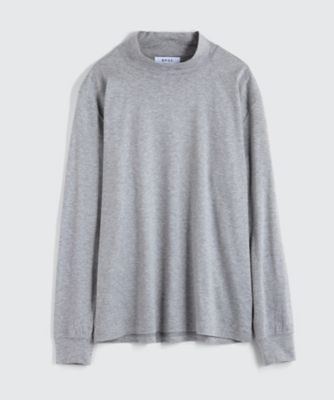 ＜BPQC/ビーピーキューシー＞ モックネック長袖カット アンド ソーン(BP72MIF102) ライトグレー 【三越・伊勢丹/公式】