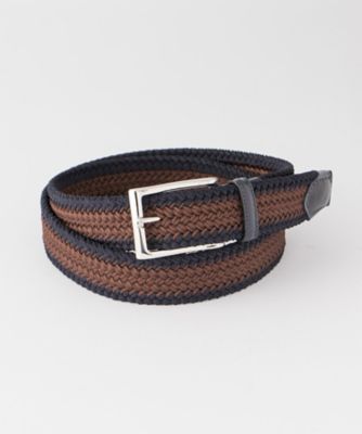 ＜イセタンメンズ/ISETAN MEN'S＞ メッシュベルト(1824TREE) ブラウン 【三越・伊勢丹/公式】