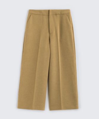 ＜BPQC/ビーピーキューシー＞ セミワイドクロップドパンツ(BP72SGM003) キャメル 【三越・伊勢丹/公式】