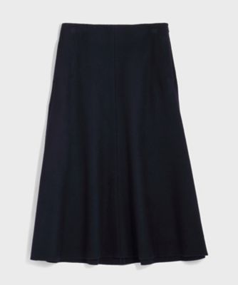 ＜BPQC/ビーピーキューシー＞ 【ミモレ掲載品】ロングアシンメトリースカート(BP72BN010) ネービーブルー 【三越・伊勢丹/公式】