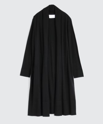 ＜BPQC/ビーピーキューシー＞ エクストラファインメリノウール ロングカーディガン(BP72FWA007) ブラック 【三越・伊勢丹/公式】