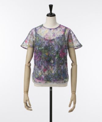 ＜CROSS M/mika ninagawa/クロスエム ミカニナガワ＞ レースブラウス(Olivia) ＢＫムシナシムシ 【三越・伊勢丹/公式】