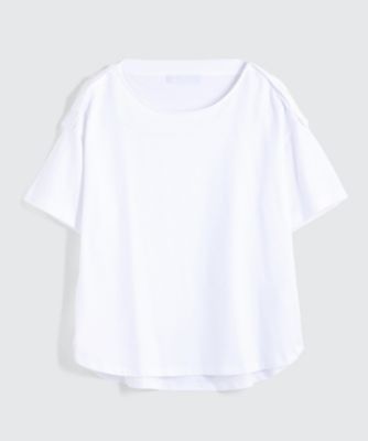 ＜BPQC/ビーピーキューシー＞ エポレット半袖カットソー(BP72IB006) ホワイト 【三越・伊勢丹/公式】