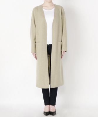＜Clothing＞ ブークレ着流しコーディガン CL72CT001K ベージュ 【三越・伊勢丹/公式】