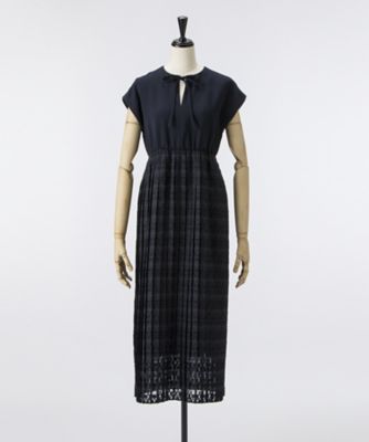 ＜LUGHA/ルーガ＞ 米沢ワンピース(CL72CT012C) ネイビーブルー 【三越・伊勢丹/公式】