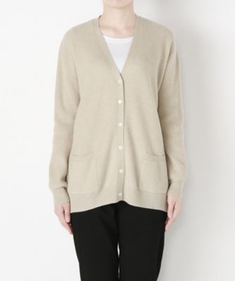 【SALE（伊勢丹）】 &starf;<カシミヤ100%>Vネックロングカーディガン(17FW-AZCD SA-7138) ベージュ 【三越・伊勢丹/公式】
