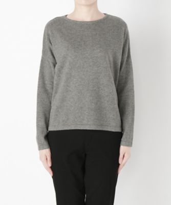 【SALE（伊勢丹）】 &starf;<カシミヤ100%>ドルマンセーター(17FW-DMPO SA-7128) グレー 【三越・伊勢丹/公式】
