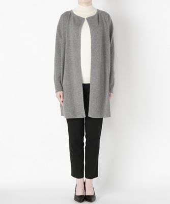 【SALE（伊勢丹）】 &starf;<カシミヤ100%>ロングカーディガン(17FW-GMCD SA-7135) グレー 【三越・伊勢丹/公式】