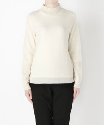 【SALE（伊勢丹）】 &starf;<カシミヤ100%>ハイネックセーター(17FW-HNPO SA-5192) シロ 【三越・伊勢丹/公式】