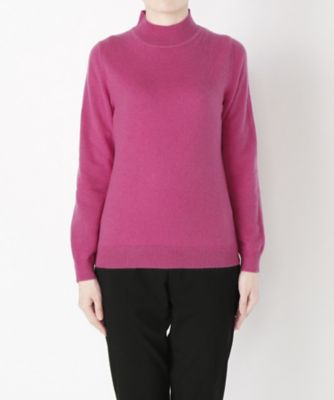 【SALE（伊勢丹）】 &starf;<カシミヤ100%>ハイネックセーター(17FW-HNPO SA-5192) ピンク 【三越・伊勢丹/公式】