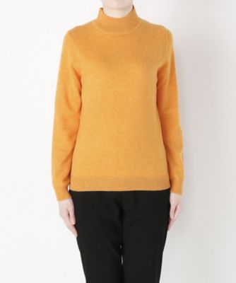 【SALE（伊勢丹）】 &starf;<カシミヤ100%>ハイネックセーター(17FW-HNPO SA-5192) オレンジ 【三越・伊勢丹/公式】