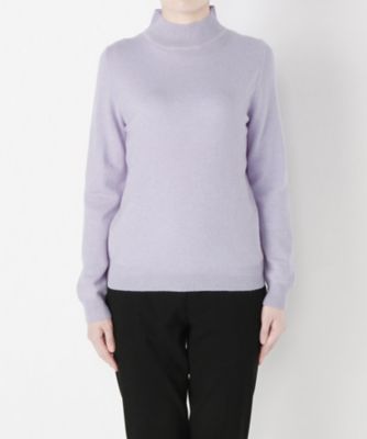 【SALE（伊勢丹）】 &starf;<カシミヤ100%>ハイネックセーター(17FW-HNPO SA-5192) ラベンダー 【三越・伊勢丹/公式】