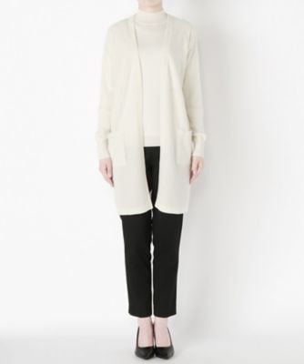 【SALE（伊勢丹）】 &starf;<カシミヤ100%>ロングカーディガン(17FW-LCD SA-7131) シロ 【三越・伊勢丹/公式】