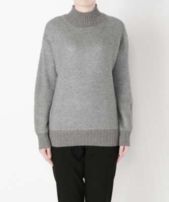 【SALE（伊勢丹）】 &starf;<カシミヤ100%>編地セーター(17FW-TKPO SA-7134) グレー 【三越・伊勢丹/公式】