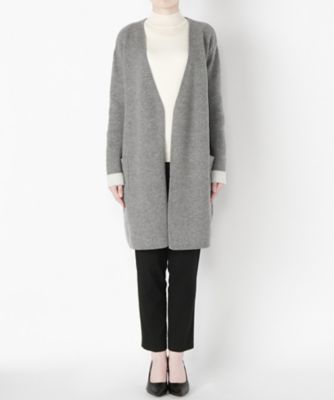 【SALE（伊勢丹）】 &starf;ロングカーディガン(17FW-WF CD SA-7136) グレー 【三越・伊勢丹/公式】