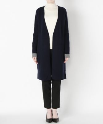 【SALE（伊勢丹）】 &starf;ロングカーディガン(17FW-WF CD SA-7136) ネービーブルー 【三越・伊勢丹/公式】