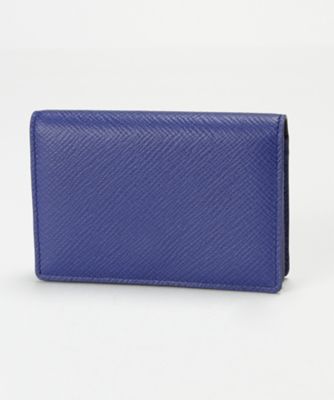 ＜スマイソン＞ PANAMA/名刺入れ コバルトブルー（三越伊勢丹限定カラー） 【三越・伊勢丹/公式】